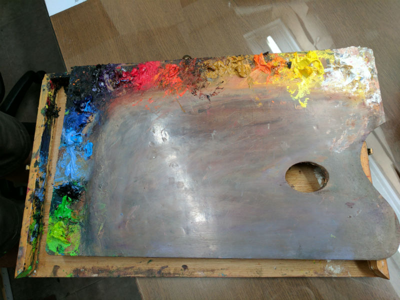 Color observation and how to mix color in oil painting