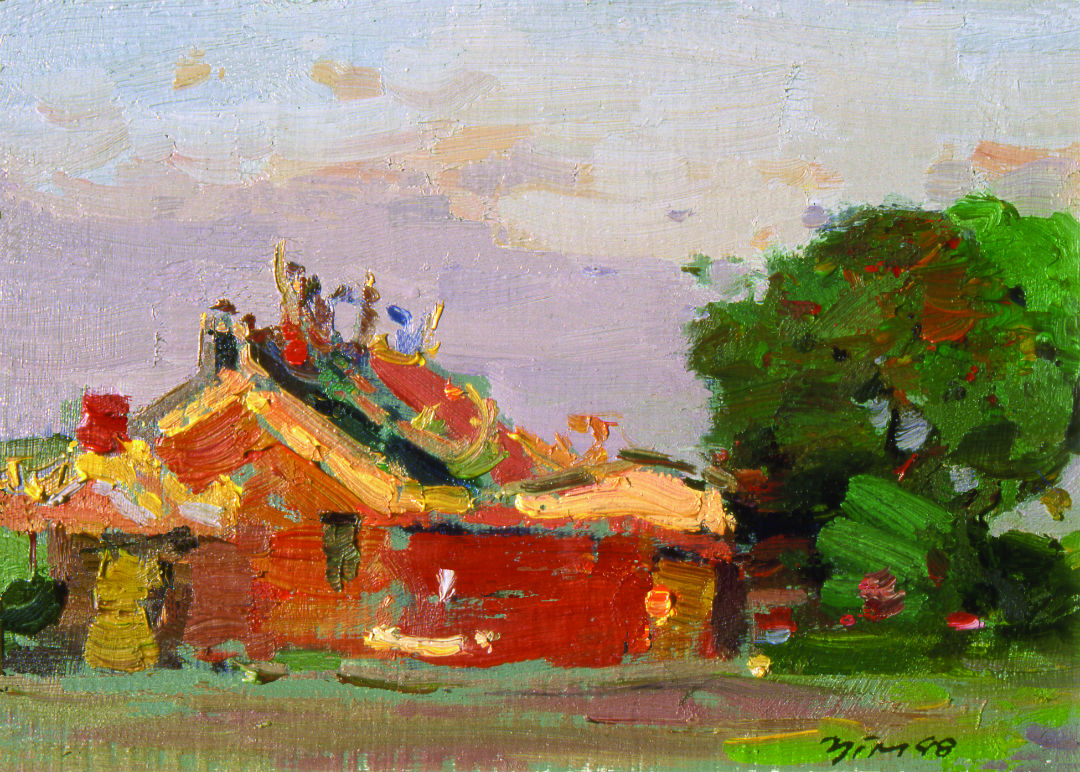 The secret to color training – small plein air landscape
