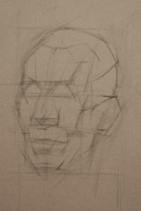 life drawing, how to draw the head, portrait drawing