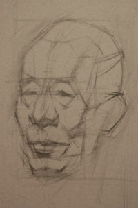 life drawing, how to draw the head, portrait drawing